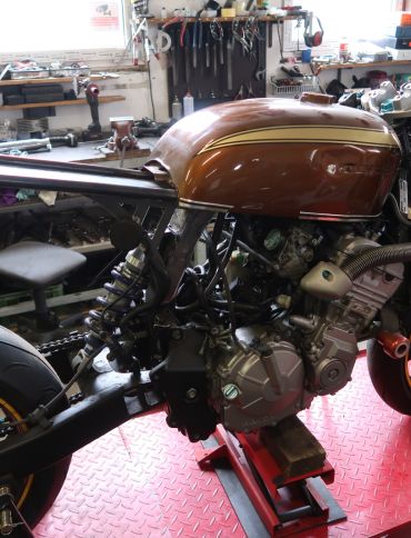 Foto k článku Honda Hornet cafe racer